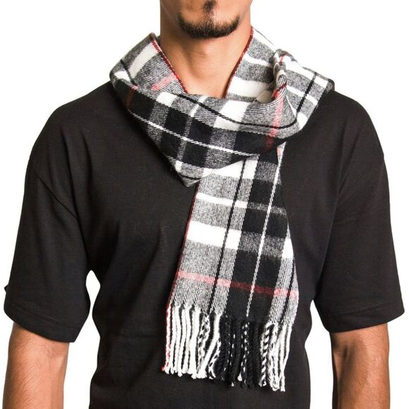 Alpine Swiss Mens Scarf Softer Than Cashmere Scarves Plaids Womens Winter Shawl - Picture 5 of 7